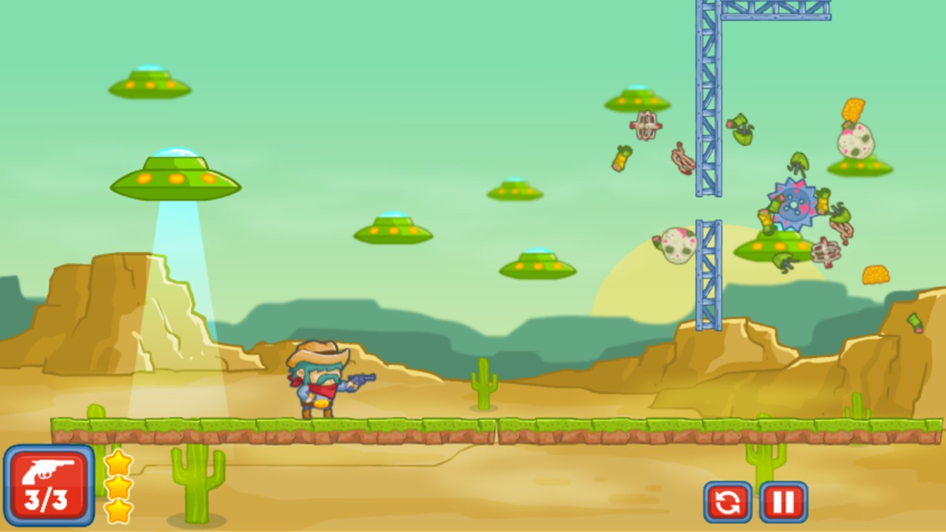 Screenshot 2 Cowboys vs Martians windows