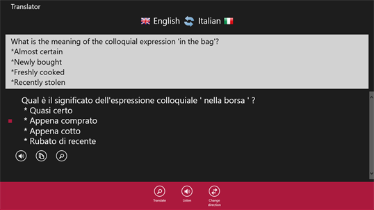 Italian - English screenshot 4