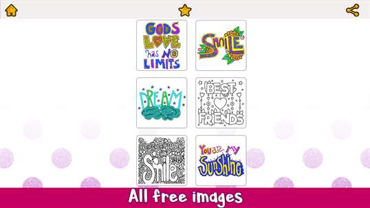 Greeting Cards Glitter Color by Number - Coloring Book screenshot 1