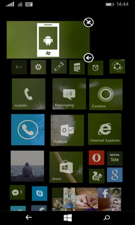 WinDroid Lollipop Screenshots 1