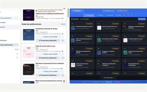 Wallapop, Vinted, Milanuncios y Facebook