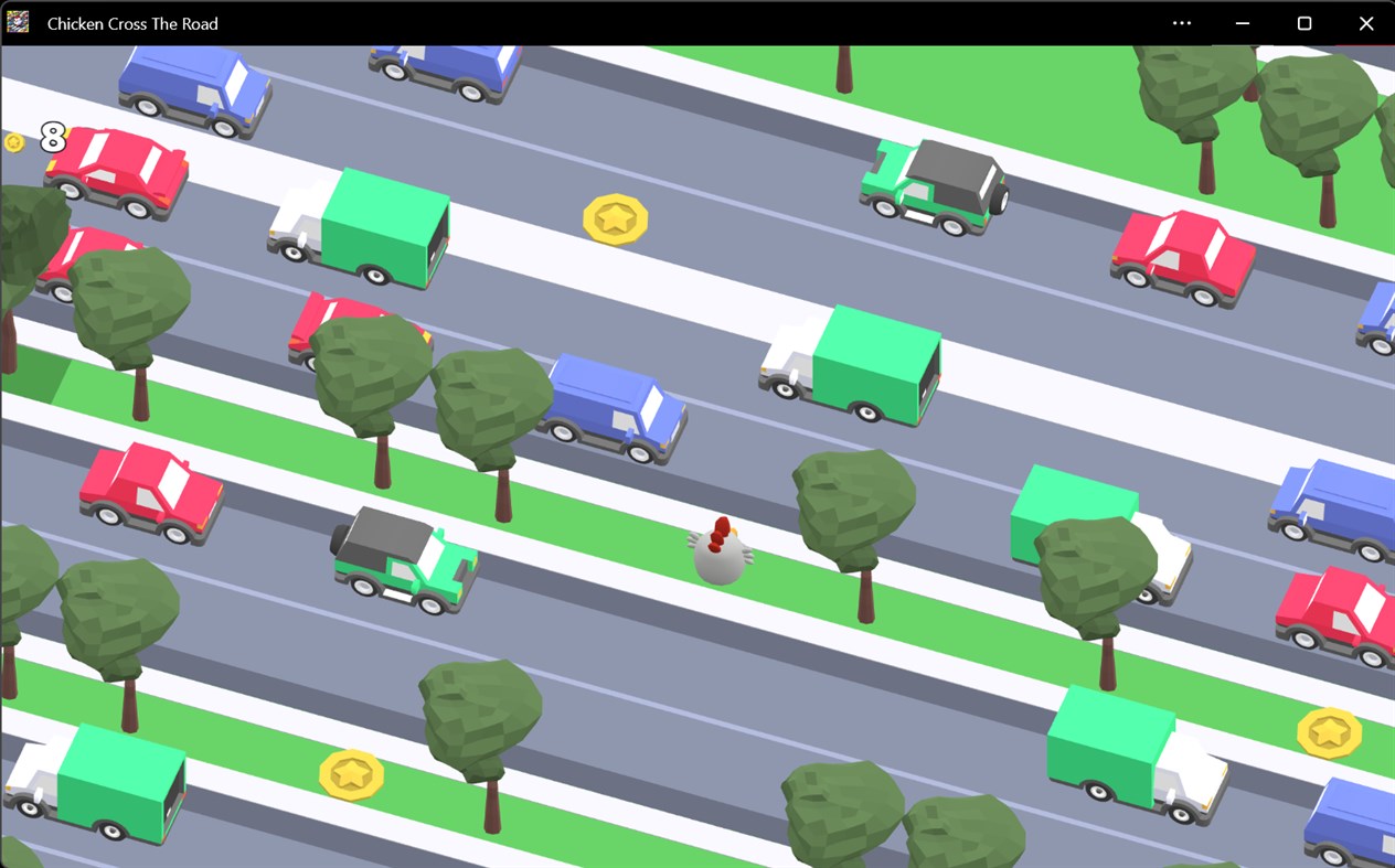 #2. Chicken Cross The Road (Windows) 由: Jason Lawson