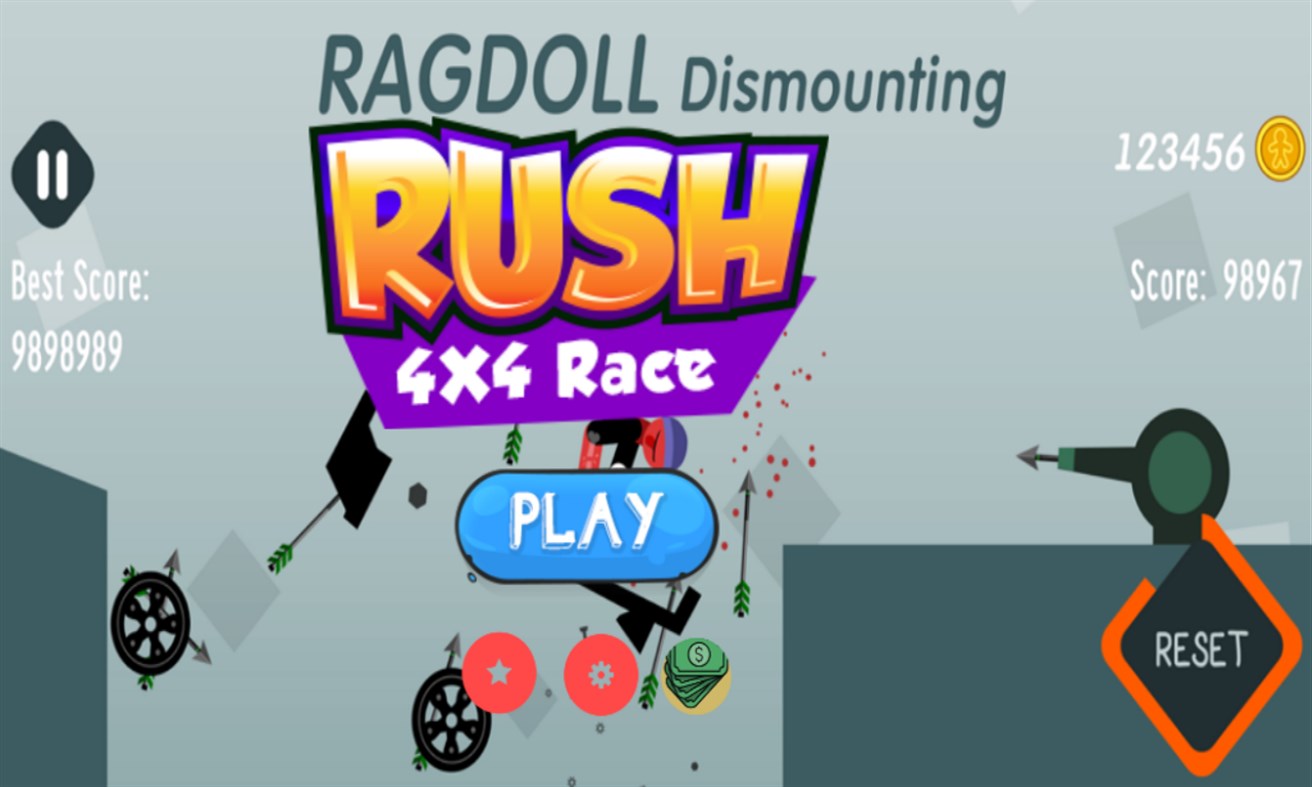 #1. Ragdoll Dismounting Ragdoll (Windows) Podle: BraditGamesStudio