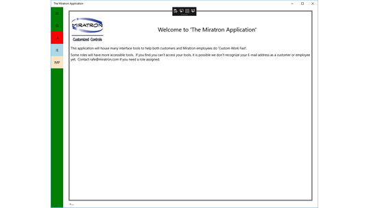 The Miratron Application screenshot 1