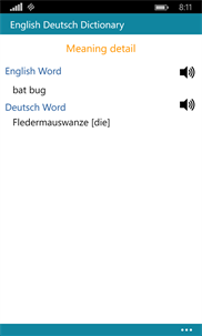 Offline English German Dict screenshot 2
