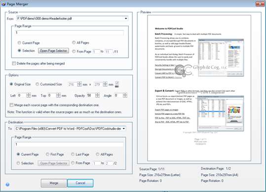 PDF Merger - PDFCool screenshot 1