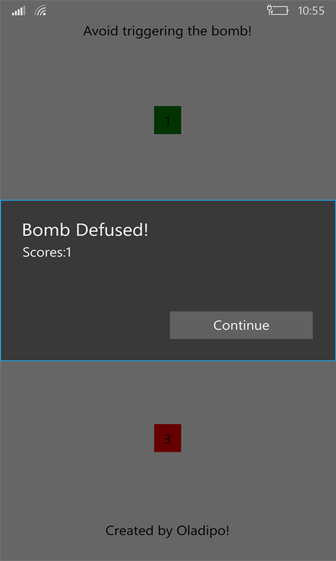 #2. Defuse The Bomb! (Windows) 由: Nathaniel Ogungbuyi