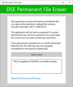 DSE Permanent File Eraser screenshot 4