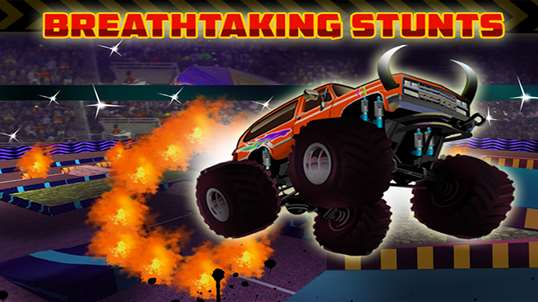 Monster Truck Stunts - 4x4 Jeep Driving Simulator screenshot 4