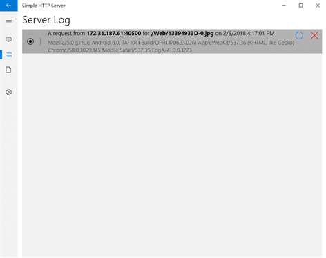 Simple HTTP Server Screenshots 2