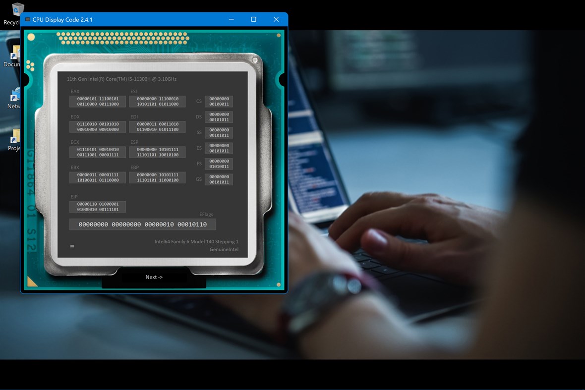 #1. CPU Display Code (Windows) By: Million