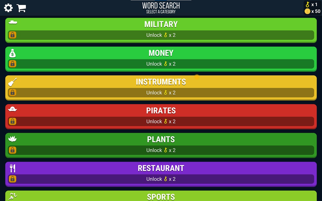 #7. Word Search INFINITE+ : PC & XBOX (Xbox) Ved: NovaSoftwares