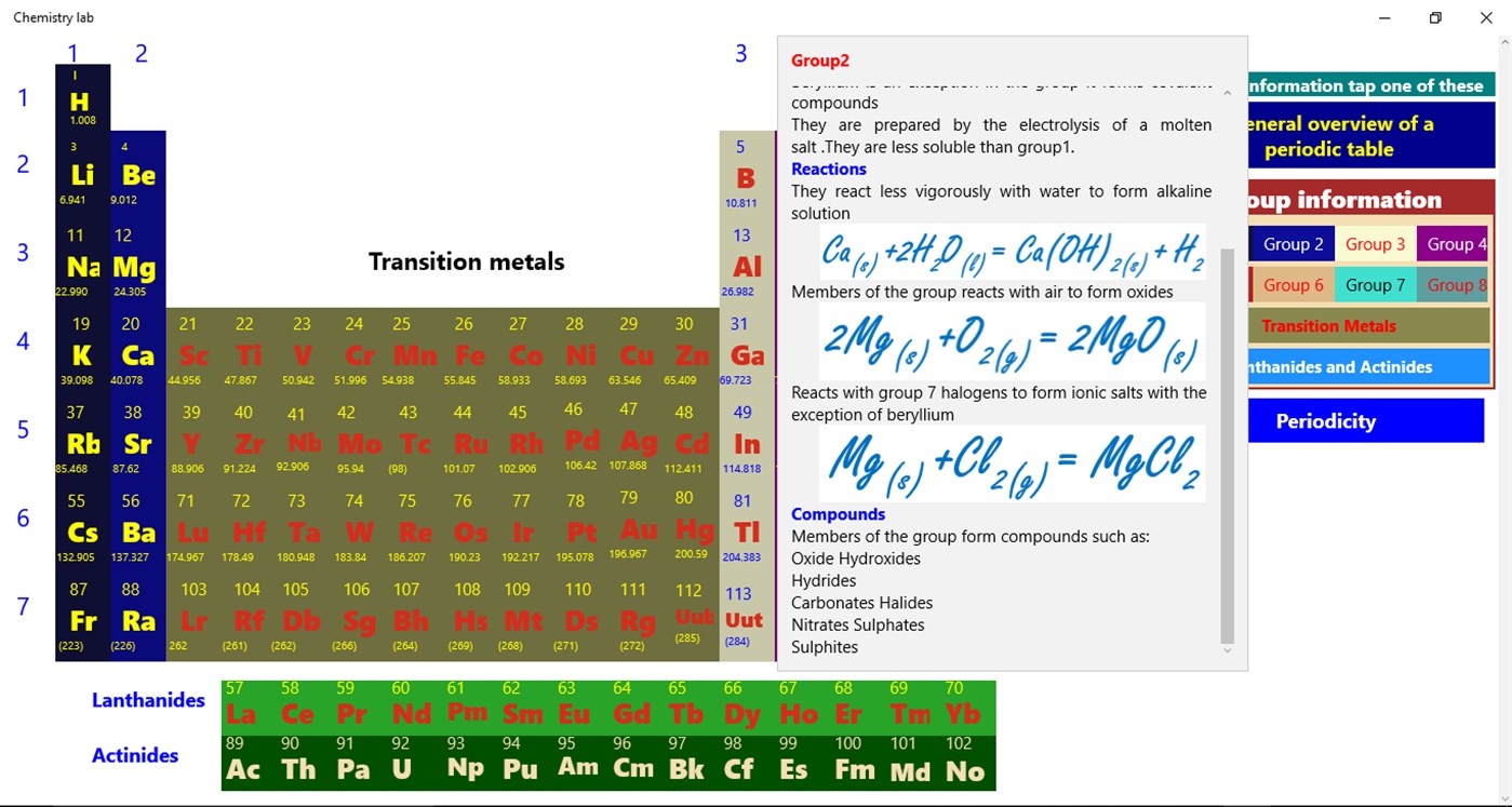 #3. Periodic Table of Element (Windows) Av: Saulawa