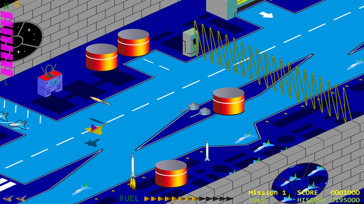 #2. ZAXXON Remake by Peter Kloß V2 (Windows) di: kloss.solutions