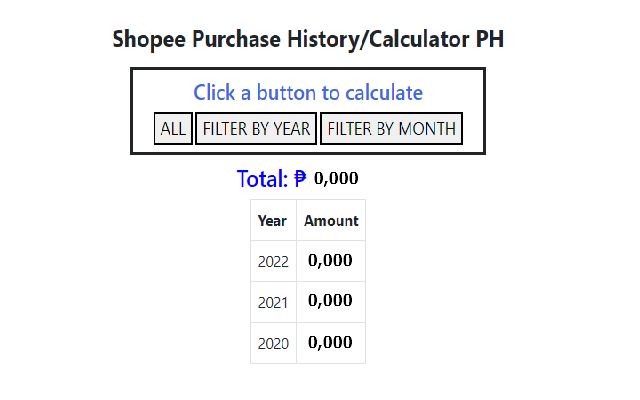 Shopee Calculator PH