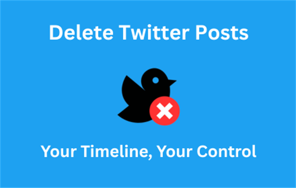 Delete X Tweets - Remove Twitter Posts