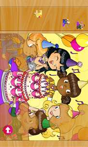 Princess Birthday Party Puzzles screenshot 2