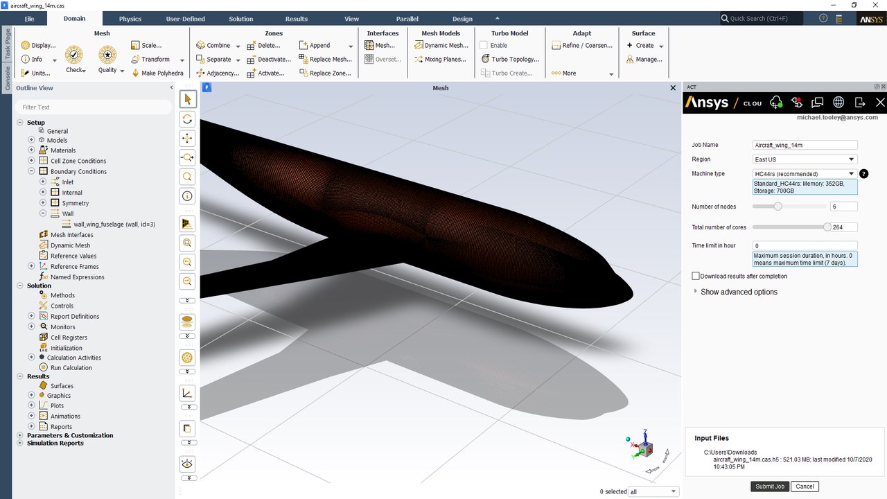Snapshot 6 of Ansys Cloud - Contact Me