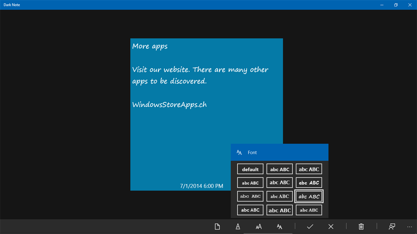 #8. Dark Note (Windows) By: DarkProjekt