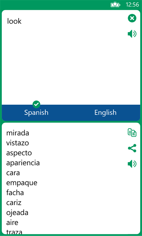 Spanish / English Translator Screenshots 1