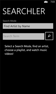 Searchler Music Video Search screenshot 1