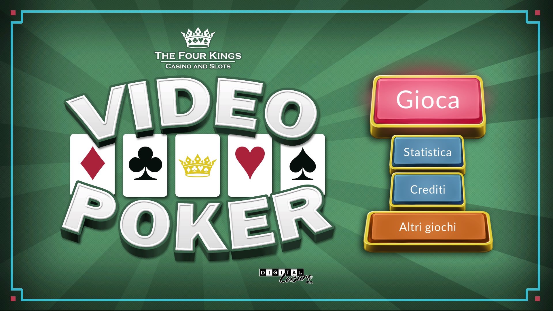 Four Kings: Video Poker | Xbox | Chiave | Privato