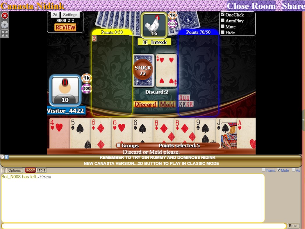 #3. Canasta Nidink (Windows) 由: Nidink Games