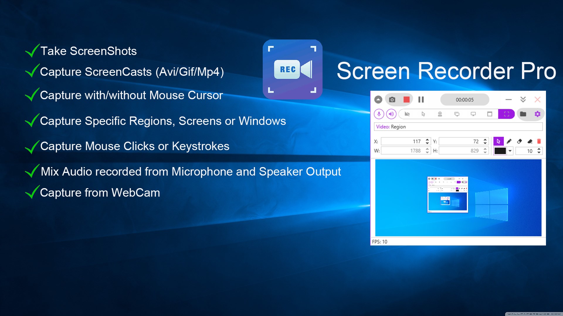 Buy Screen Recorder Pro Display Window Region Microsoft Store