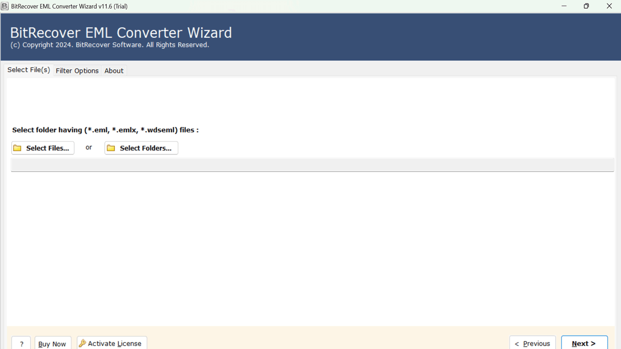 Snapshot 2 of BitRecover EML to IMAP Converter