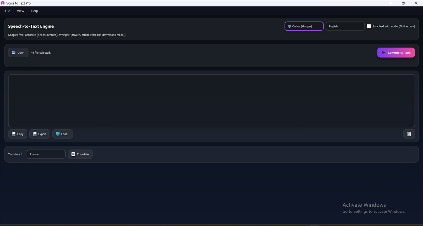 #2. Voice To Text Converter Pro (Windows) Av: aria vision