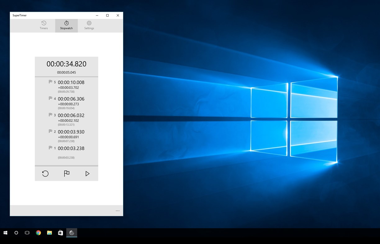 #4. SuperTimer (Windows) 由: Giovanni Brienza