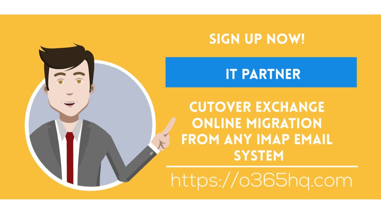 Snapshot 1 of Cutover Exchange Online migration from any IMAP email system: 7-Days Professional service