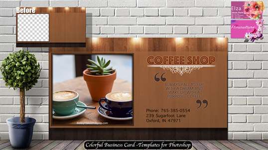 Colorful Business Card -Templates for Photoshop screenshot 1