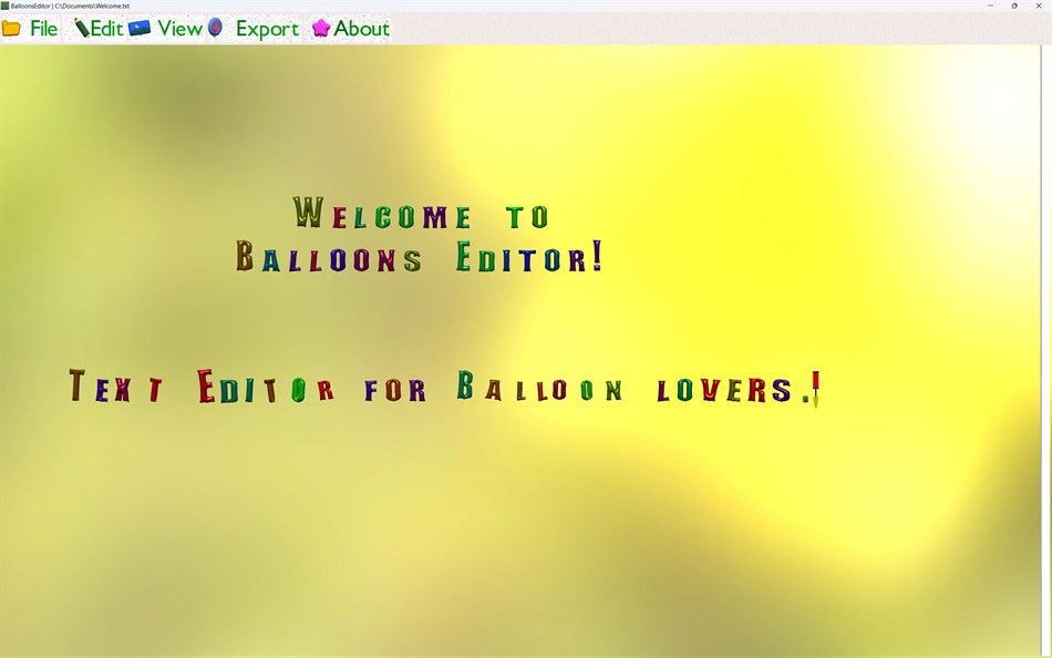 Balloons Editor (Windows) — Price History & Similar | AppAgg