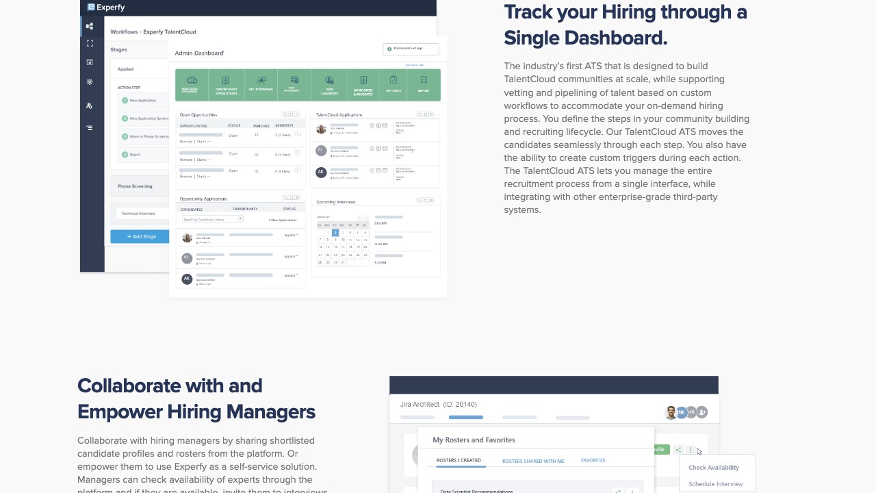 Snapshot 4 of Experfy TalentCloud Platform