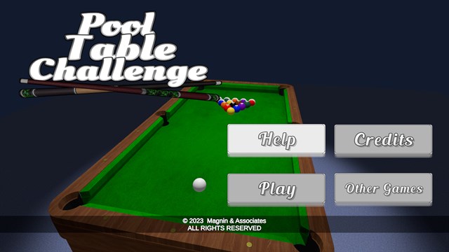 Pool Table Challenge screenshot 1