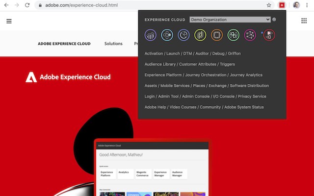 Adobe Experience Cloud Bookmarks