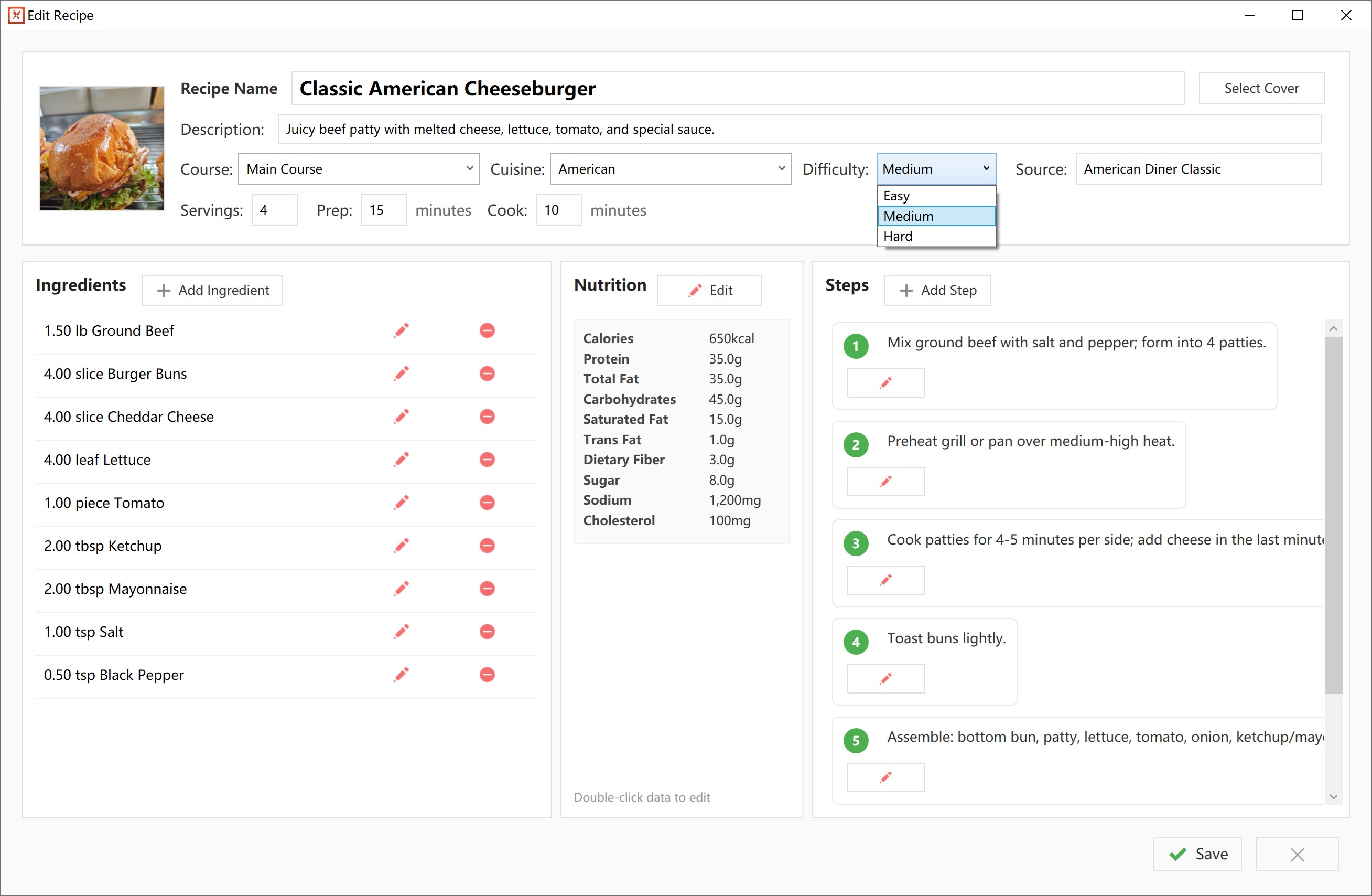 My Recipe Manager-Meal Planner screenshot