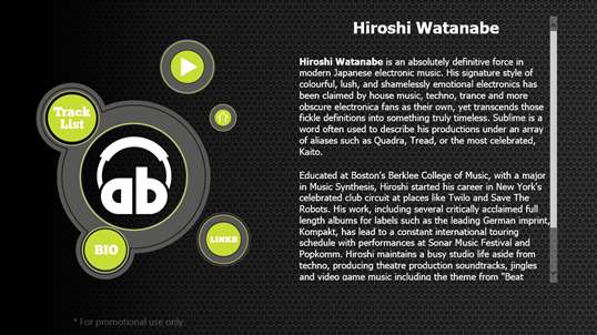 Hiroshi Watanabe DJ Mix screenshot 2