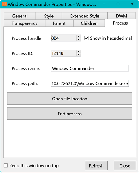 Window Commander - Microsoft Apps