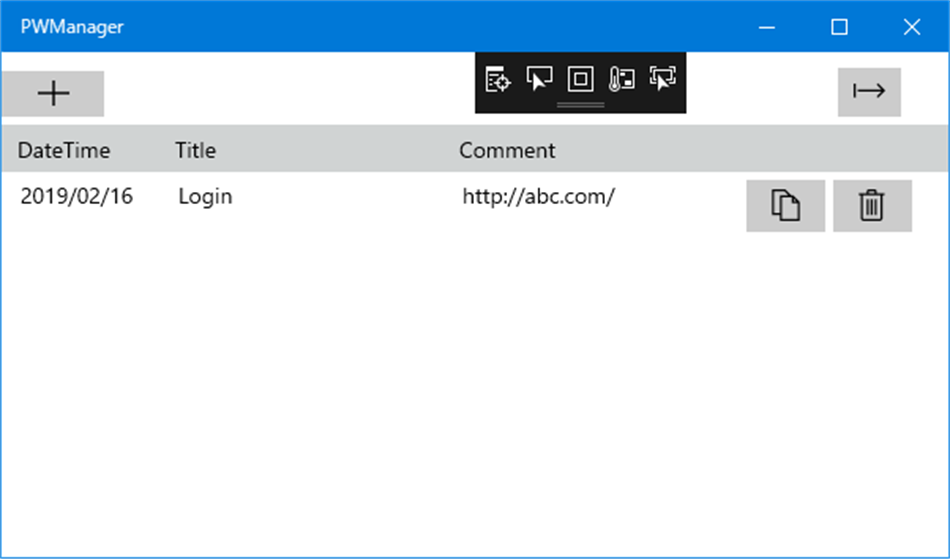 PWManager (Windows) 由: iyokan