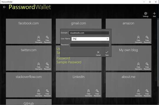 PasswordWallet screenshot 3