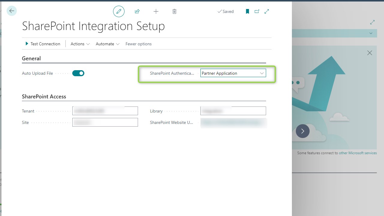 Snapshot 2 of Gestisoft connector for SharePoint