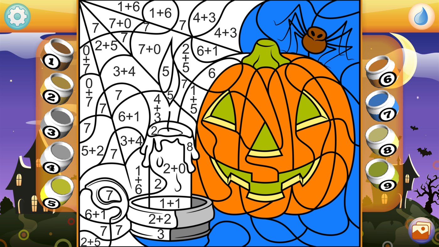 #6. Halloween - Color by Numbers + (Xbox) By: Kedronic UAB