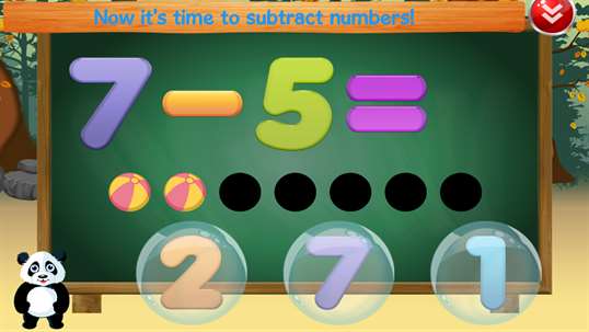 Panda Preschool Math screenshot 1