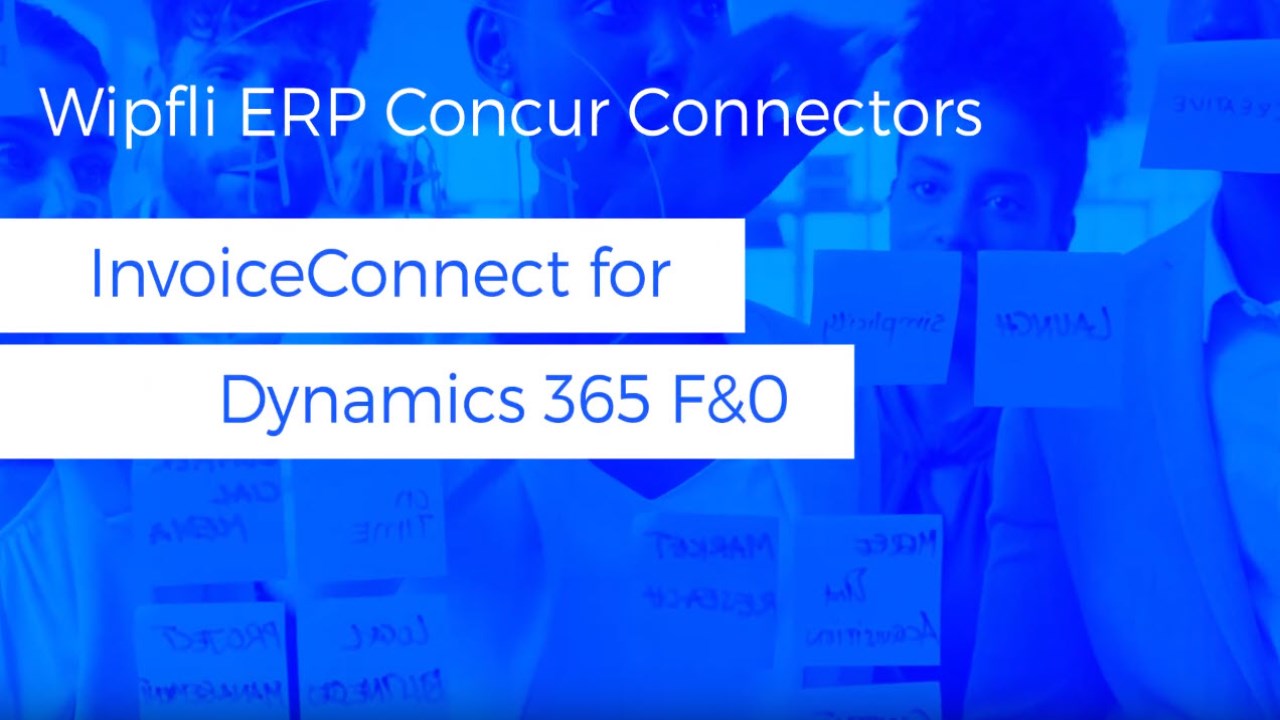 Snapshot 1 of InvoiceConnect for Concur Finance & Operations