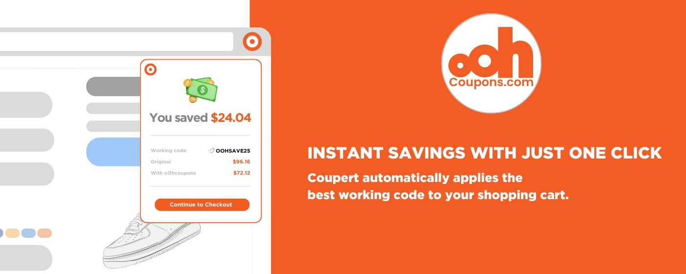 oOhcoupons - Automatic Coupons marquee promo image