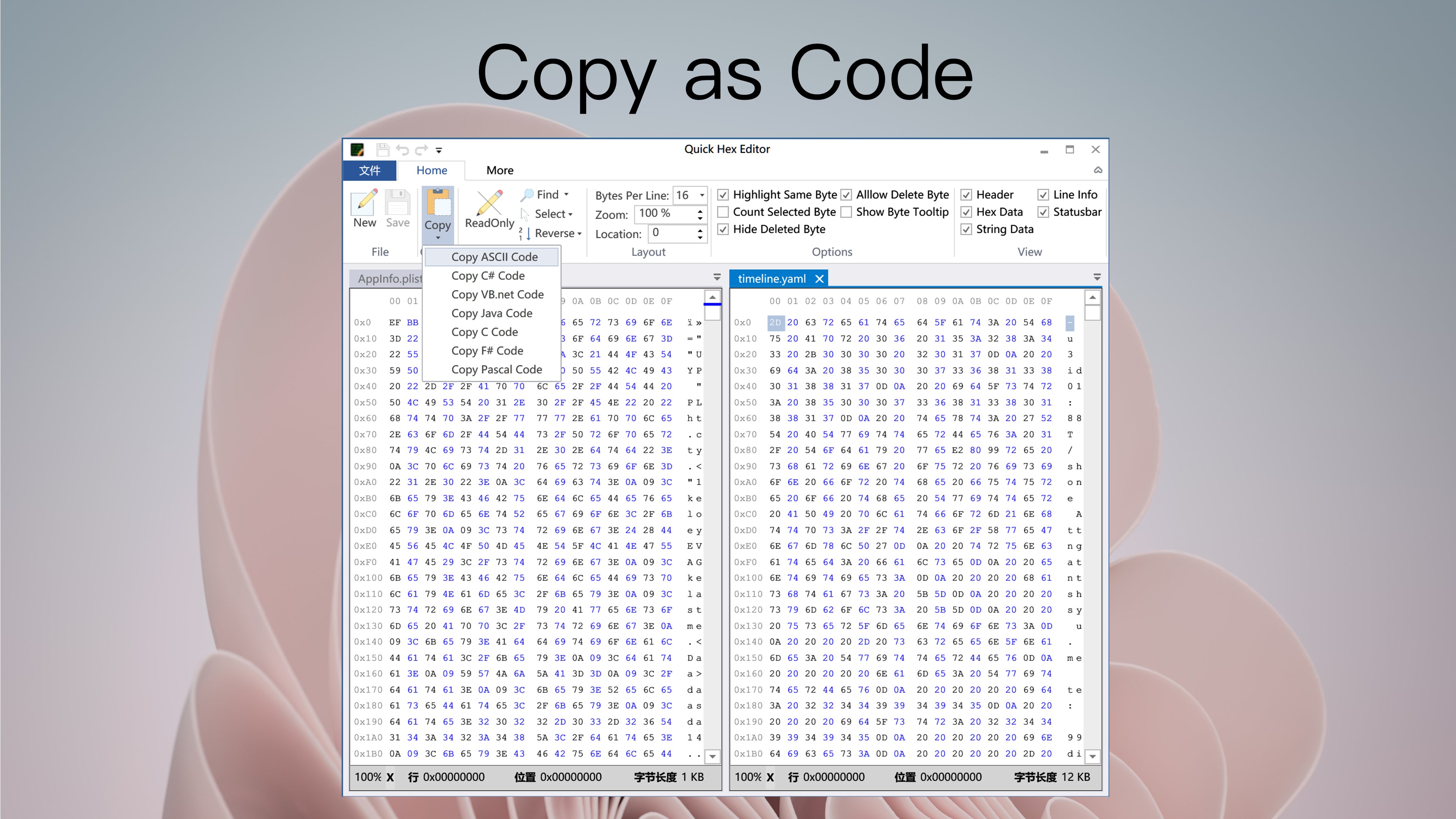 Quick Hex Editor — скачайте и установите в Windows | Microsoft Store