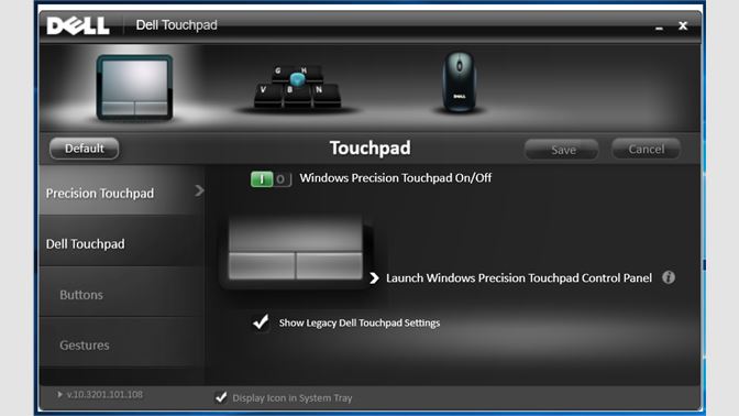windows 10 dell alps touchpad driver