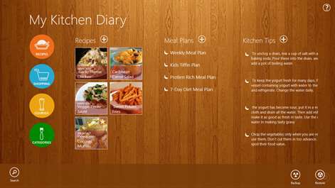 My Kitchen Diary Screenshots 1